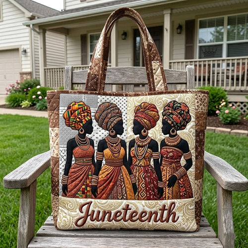 Melanin Legacy Quilted Tote Bag GFTOTP18331