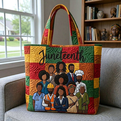Melanin Legacy Quilted Tote Bag GFTOTP18333