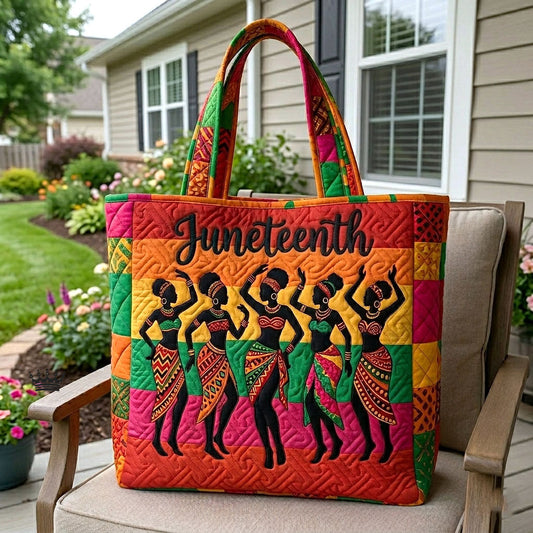 Melanin Legacy Quilted Tote Bag GFTOTP18334