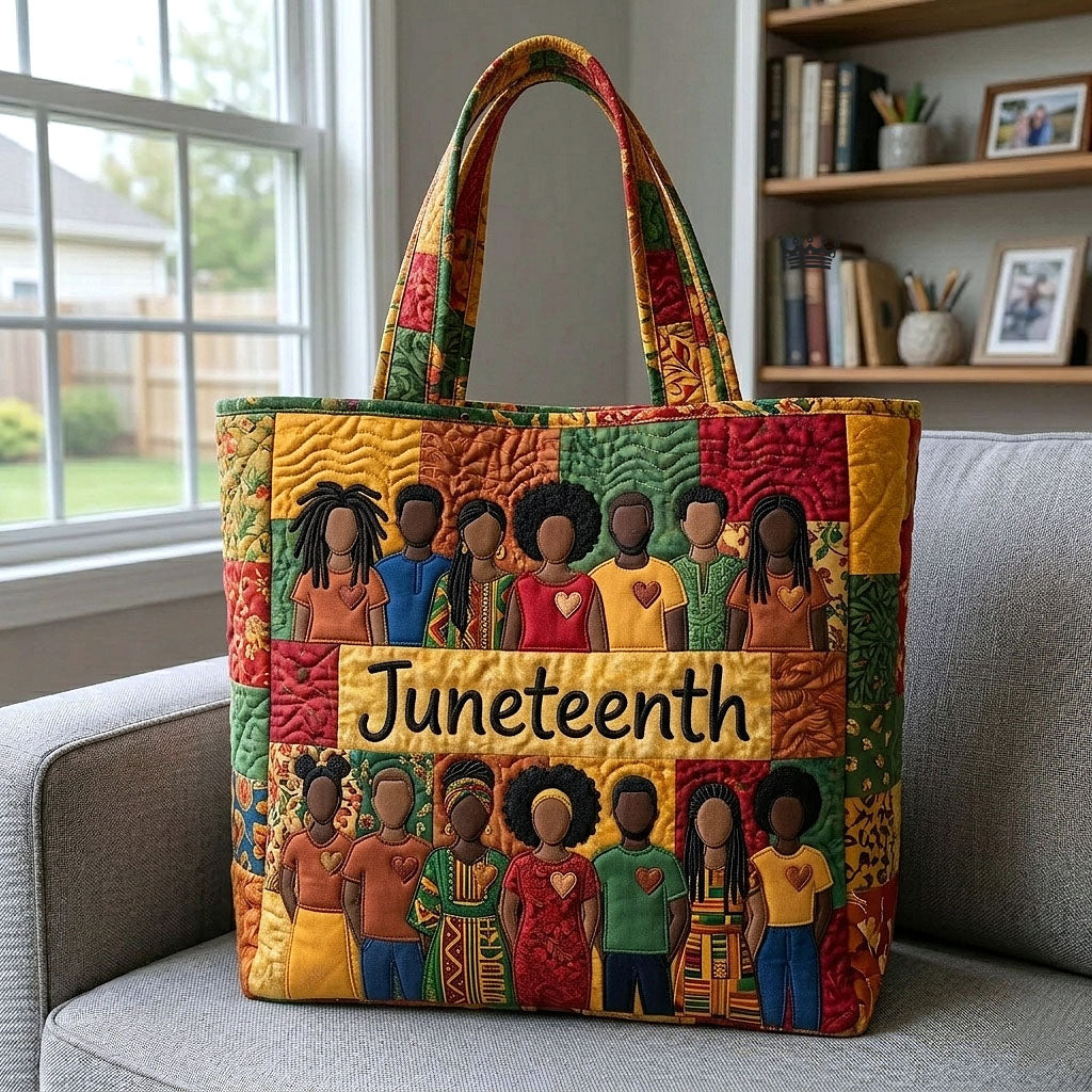 Melanin Legacy Quilted Tote Bag GFTOTP18335