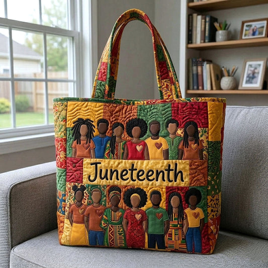 Melanin Legacy Quilted Tote Bag GFTOTP18335