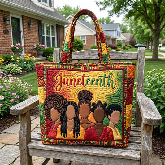 Melanin Legacy Quilted Tote Bag GFTOTP18338