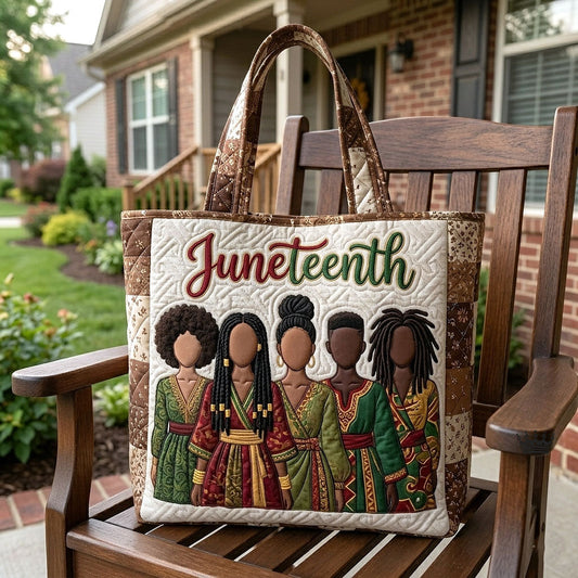 Melanin Legacy Quilted Tote Bag GFTOTP18339