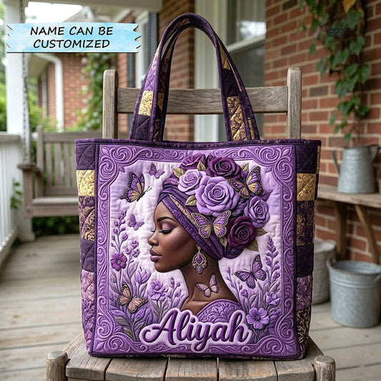 Melanin Legacy Quilted Tote Bag QTCUZ GFTOTP18358