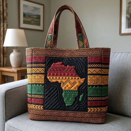 Melanin Legacy Quilted Tote Bag GFTOTP18359