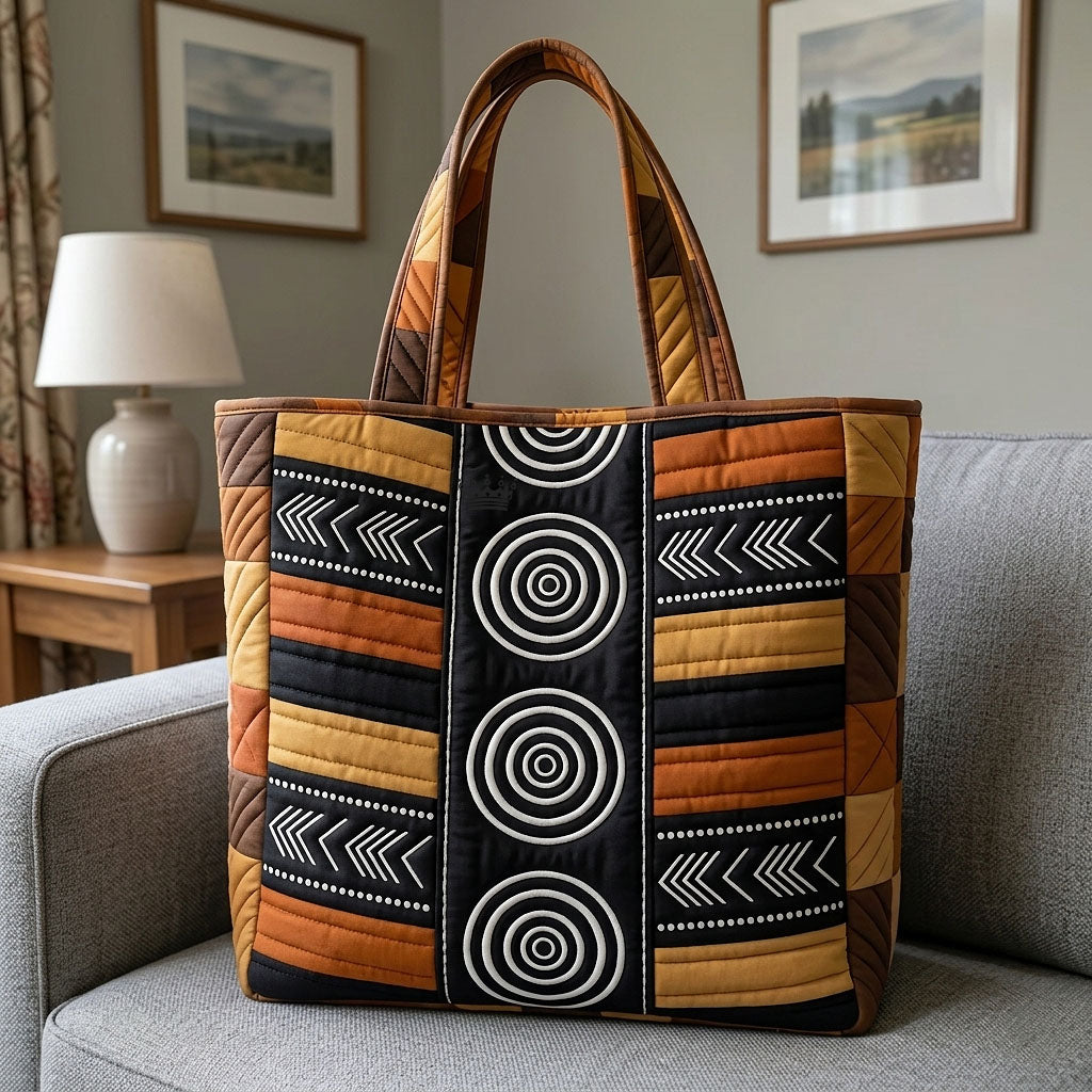 Melanin Legacy Quilted Tote Bag GFTOTP18360