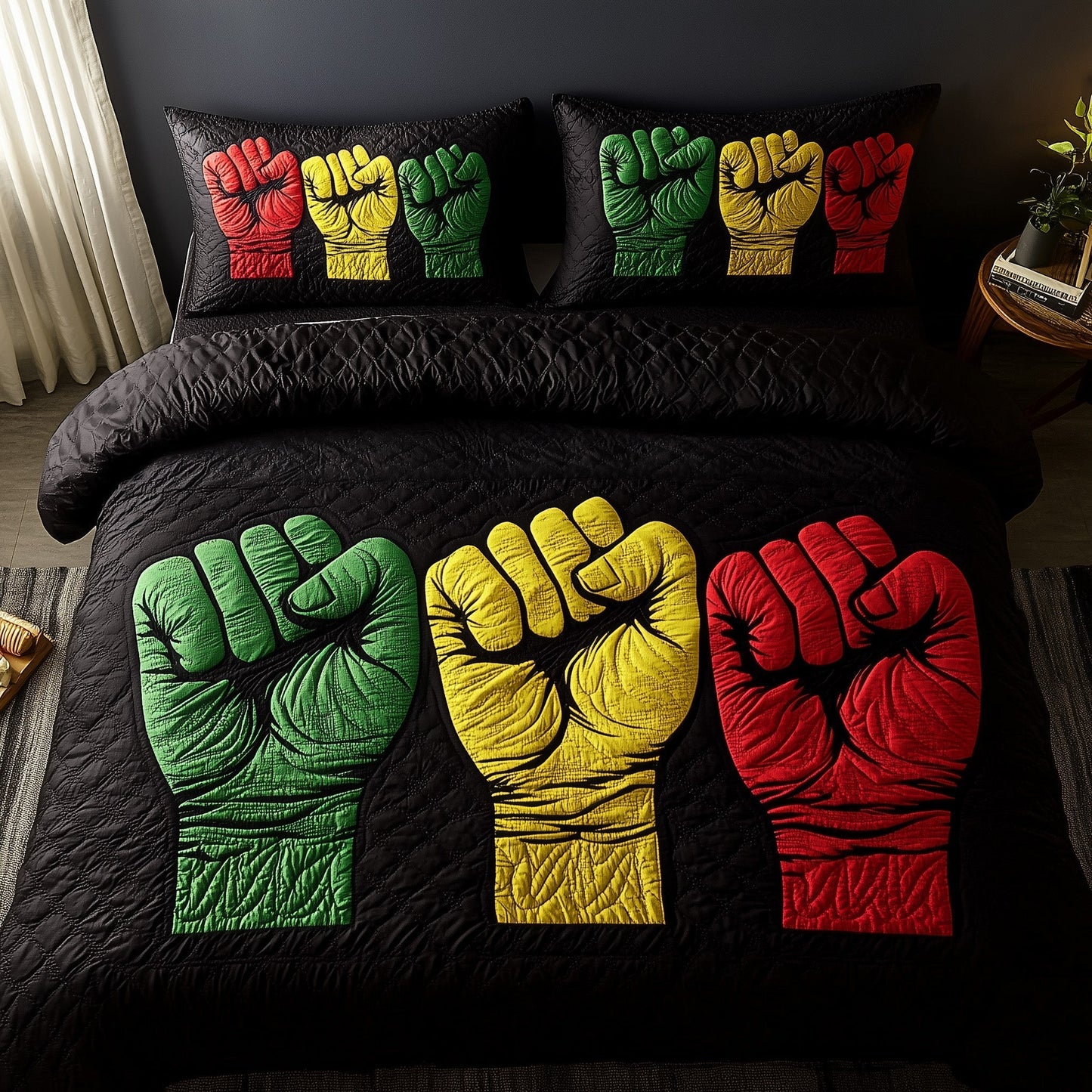 Juneteenth 3-Piece Quilted Bedding Set GFTOTP7228