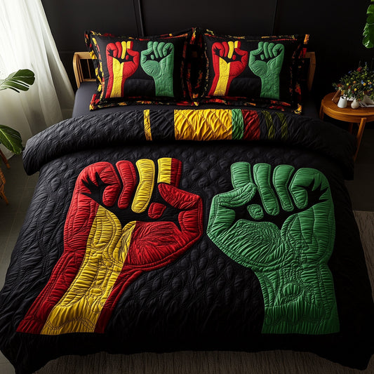 Juneteenth 3-Piece Quilted Bedding Set GFTOTP7229