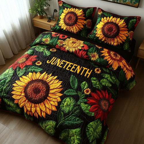 Juneteenth 3-Piece Quilted Bedding Set GFTOTP7230