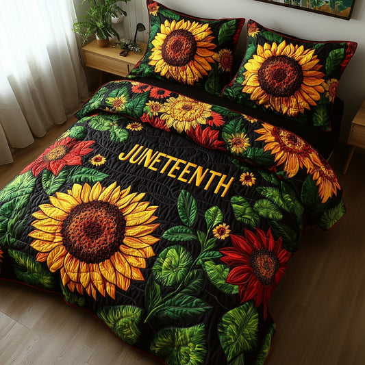 Juneteenth 3-Piece Quilted Bedding Set GFTOTP7230