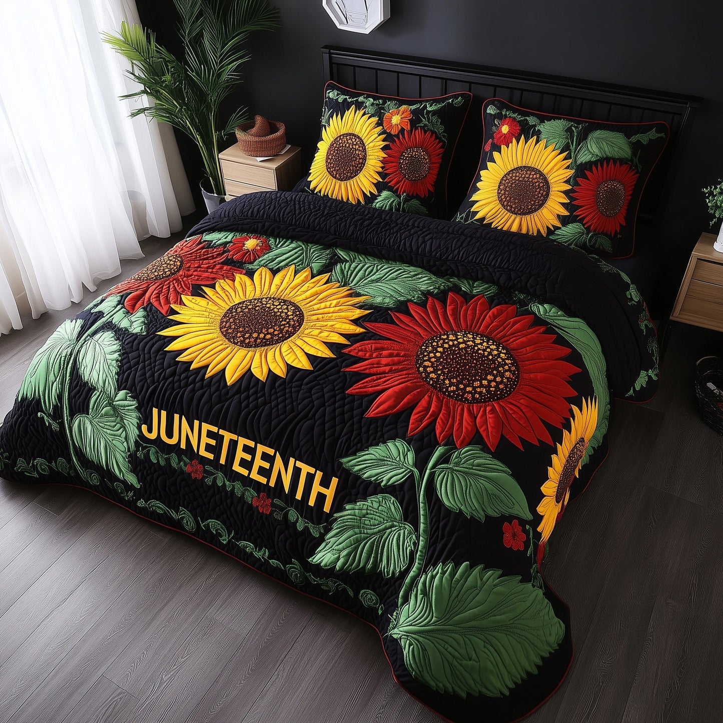Juneteenth 3-Piece Quilted Bedding Set GFTOTP7232