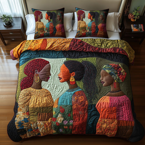 Juneteenth 3-Piece Quilted Bedding Set GFTOTP7729