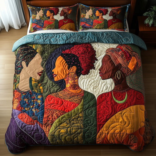 Juneteenth 3-Piece Quilted Bedding Set GFTOTP7732