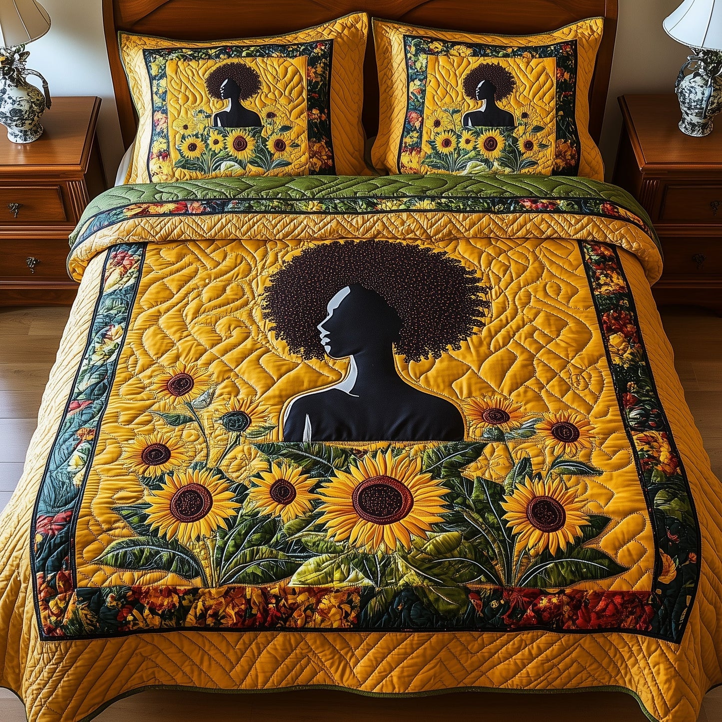 Juneteenth 3-Piece Quilted Bedding Set GFTOTP7929