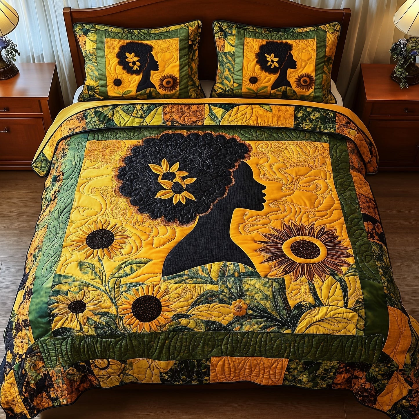 Juneteenth 3-Piece Quilted Bedding Set GFTOTP7931