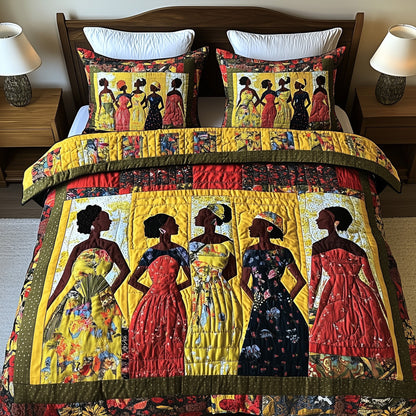 Juneteenth 3-Piece Quilted Bedding Set GFTOTP7939