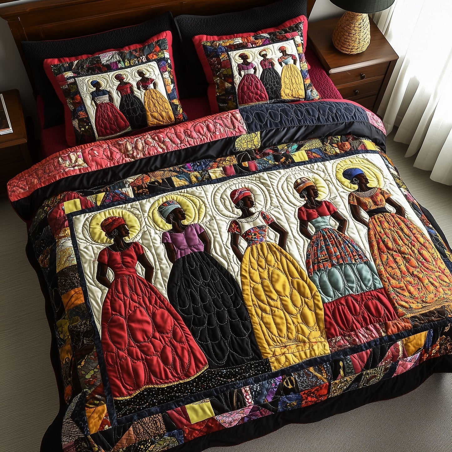 Juneteenth 3-Piece Quilted Bedding Set GFTOTP7940