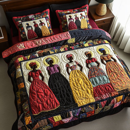 Juneteenth 3-Piece Quilted Bedding Set GFTOTP7940