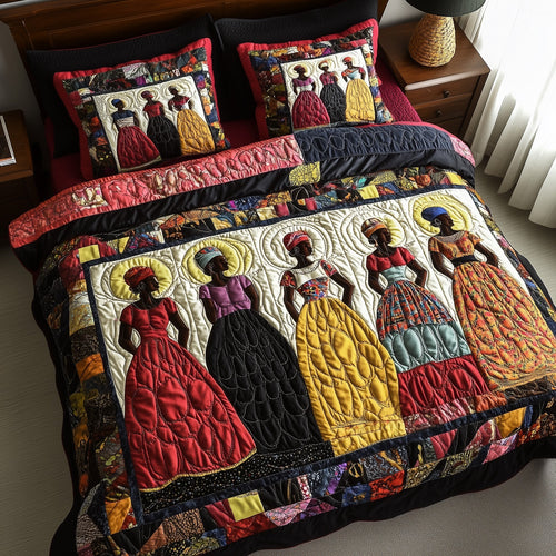 Juneteenth 3-Piece Quilted Bedding Set GFTOTP7940