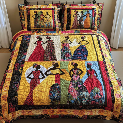 Juneteenth 3-Piece Quilted Bedding Set GFTOTP7941