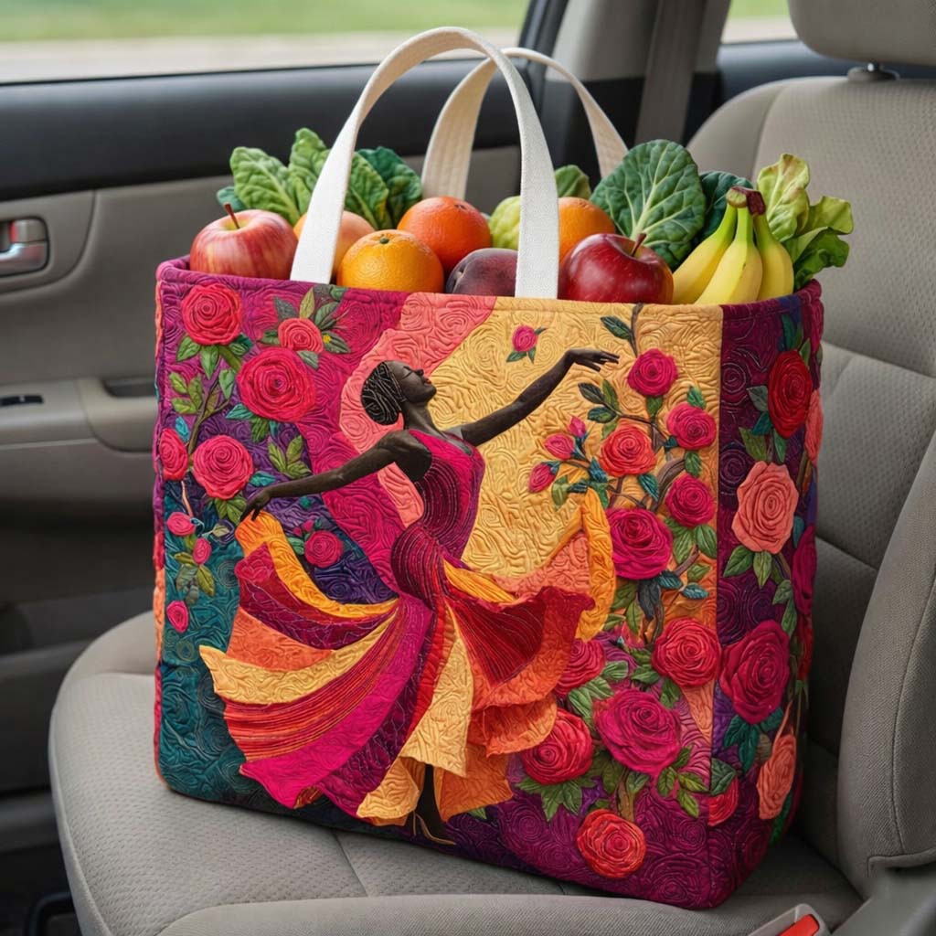 Melanin Queen Quilted Shopping Bag GFTOYC3113