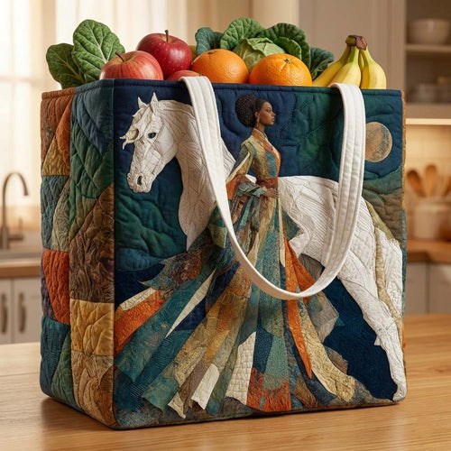 Melanin Queen Quilted Shopping Bag GFTOYC3117