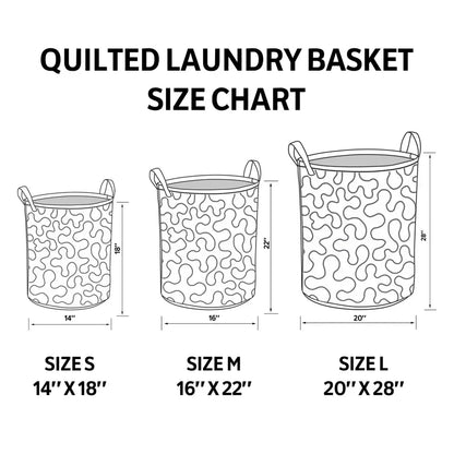 Golden Queens Quilted Laundry Basket GFTOHD11278