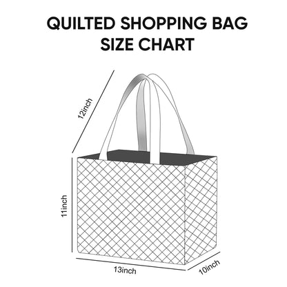 Melanin Queen Quilted Shopping Bag GFTOTG3077