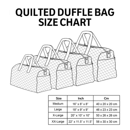 Melanin Quilted Duffle Bag GFTONT2329