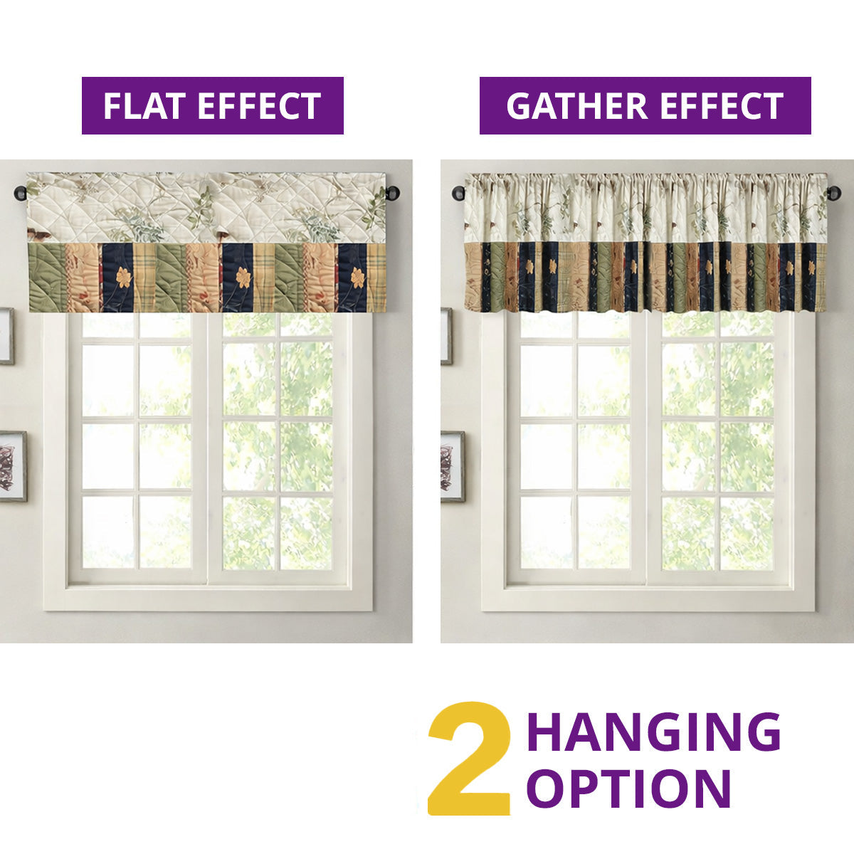 Golden Queens Quilted Valance GFTOMA8775