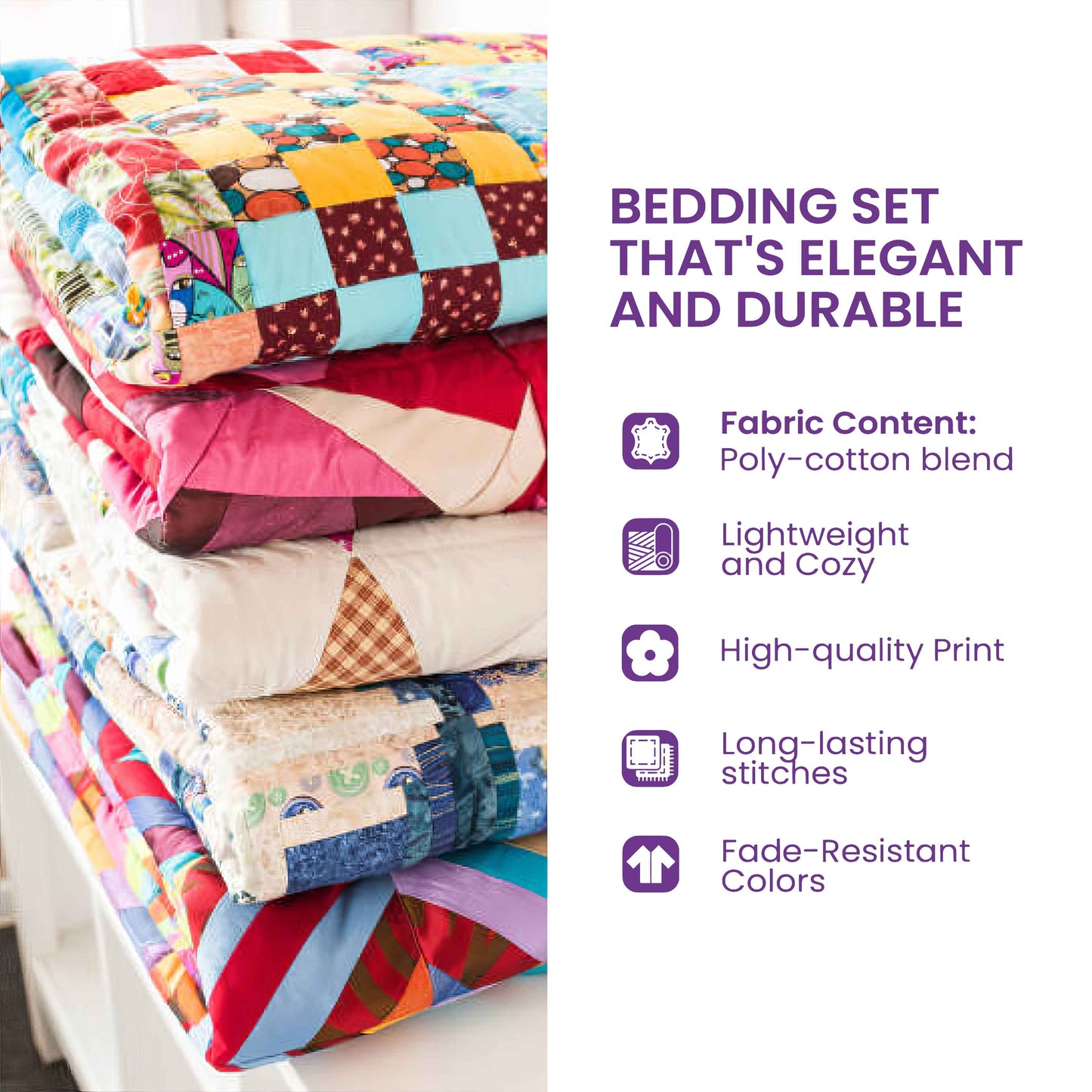 Tribal Feminine Harmony 3-Piece Quilted Bedding Set GFTOHD13903