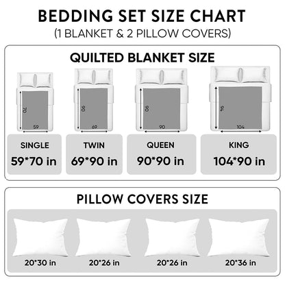 Juneteenth Lion 3-Piece Quilted Bedding Set GFTONT114