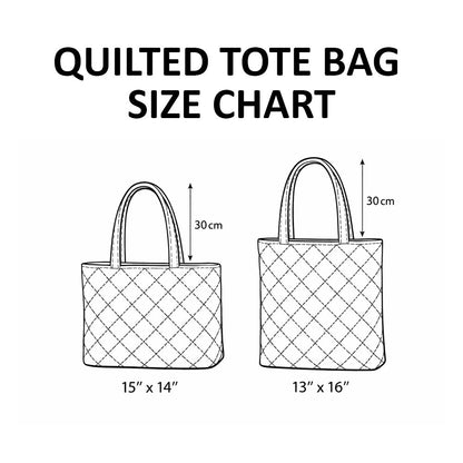 Ebony Glow Quilted Tote Bag GFTOTP18251