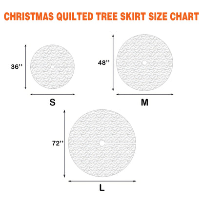 Golden Queens Quilted Tree Skirt GFTOMA6007