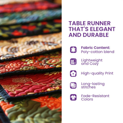 Cultural Rhythm Quilted Table Runner GFTOMA10693